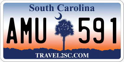 SC license plate AMU591