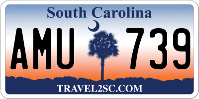 SC license plate AMU739