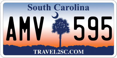 SC license plate AMV595
