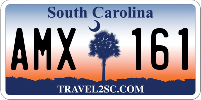 SC license plate AMX161