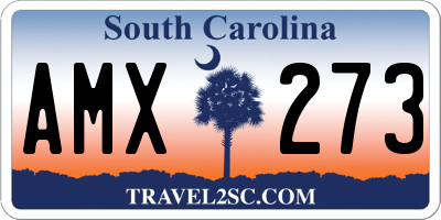 SC license plate AMX273