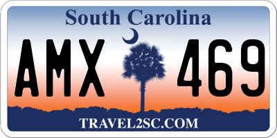 SC license plate AMX469