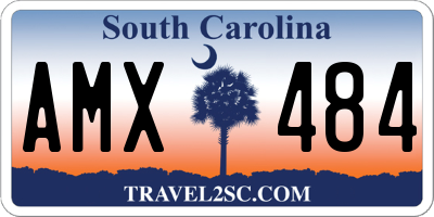 SC license plate AMX484