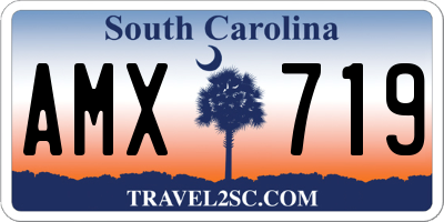 SC license plate AMX719