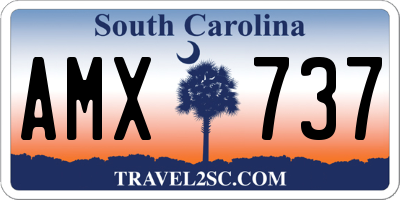 SC license plate AMX737