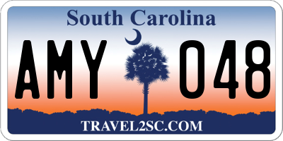 SC license plate AMY048