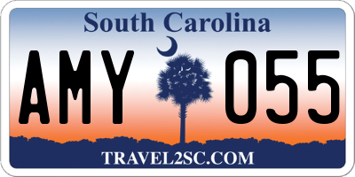 SC license plate AMY055