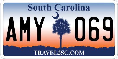 SC license plate AMY069