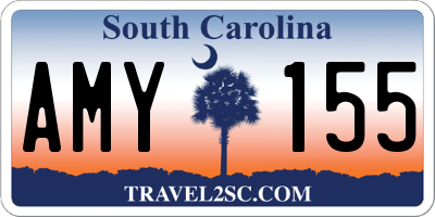 SC license plate AMY155