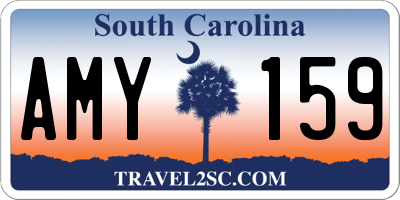 SC license plate AMY159