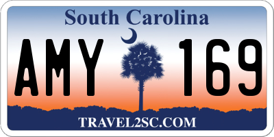SC license plate AMY169