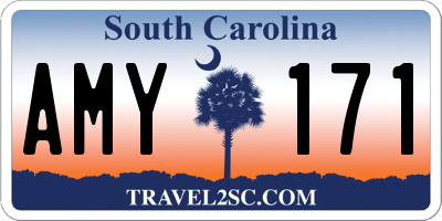 SC license plate AMY171