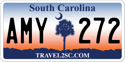 SC license plate AMY272