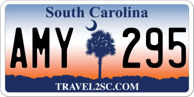SC license plate AMY295