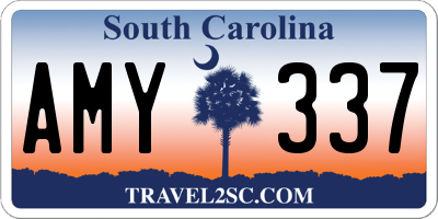 SC license plate AMY337