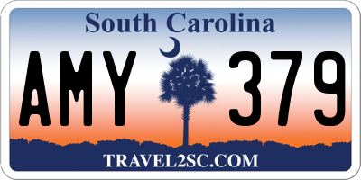 SC license plate AMY379