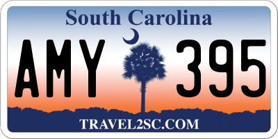 SC license plate AMY395