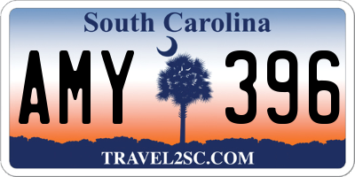 SC license plate AMY396