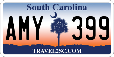 SC license plate AMY399