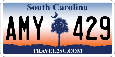 SC license plate AMY429