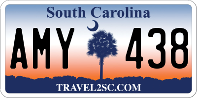 SC license plate AMY438
