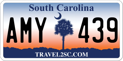 SC license plate AMY439