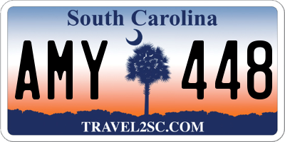 SC license plate AMY448