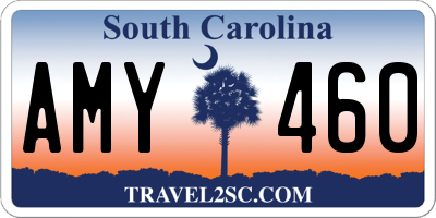 SC license plate AMY460