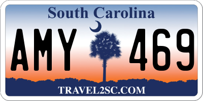 SC license plate AMY469