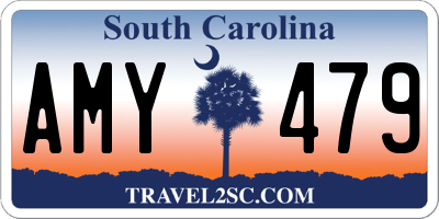 SC license plate AMY479