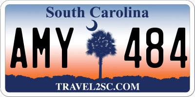 SC license plate AMY484