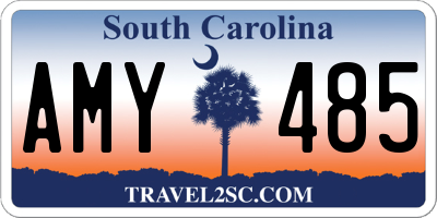SC license plate AMY485