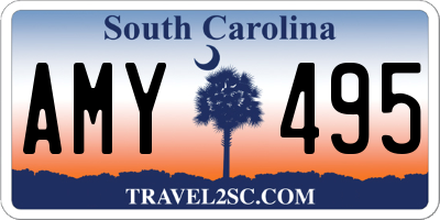 SC license plate AMY495