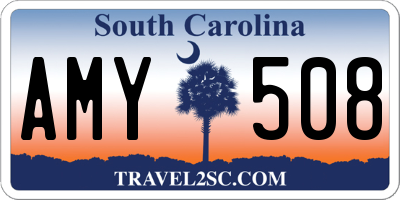 SC license plate AMY508