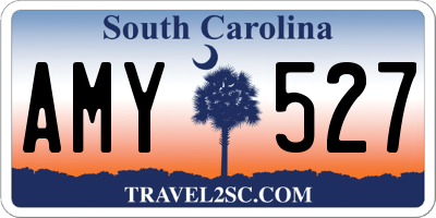 SC license plate AMY527