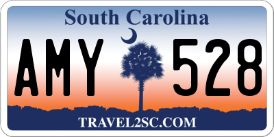 SC license plate AMY528