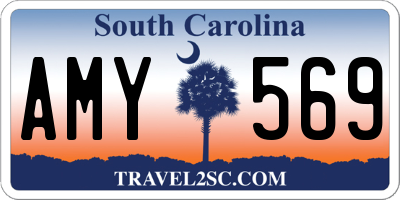 SC license plate AMY569