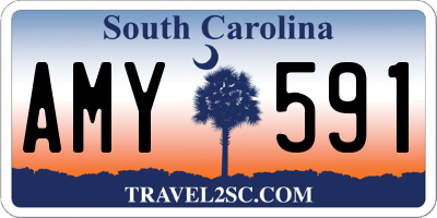 SC license plate AMY591