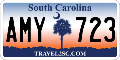 SC license plate AMY723