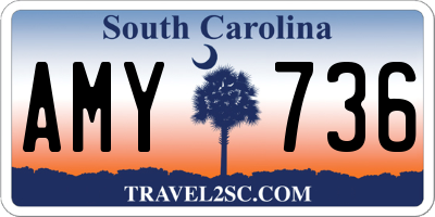 SC license plate AMY736