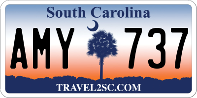 SC license plate AMY737
