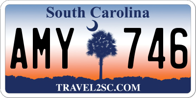 SC license plate AMY746