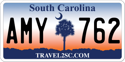 SC license plate AMY762