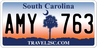 SC license plate AMY763
