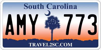 SC license plate AMY773