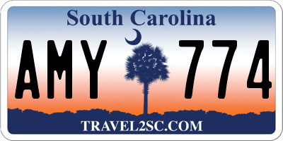 SC license plate AMY774