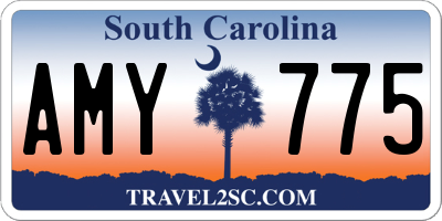 SC license plate AMY775