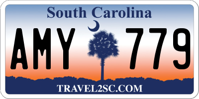 SC license plate AMY779