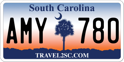SC license plate AMY780