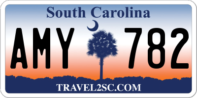 SC license plate AMY782